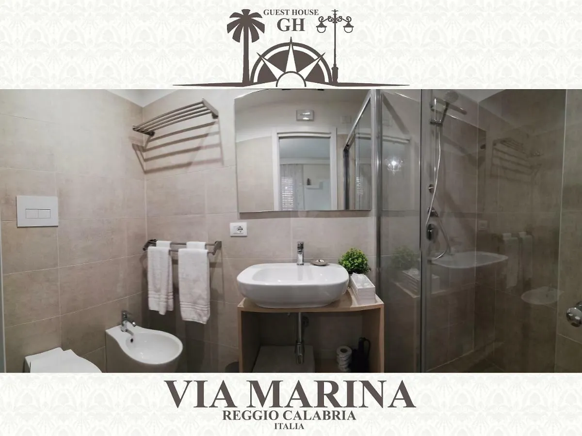 ** Couette-café Guest House B&B Via Marina Reggio de Calabre Italie